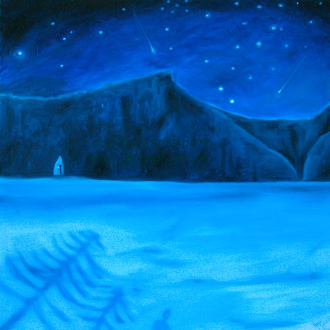 australian iconic art anna glynn night vigil bundanon copyright